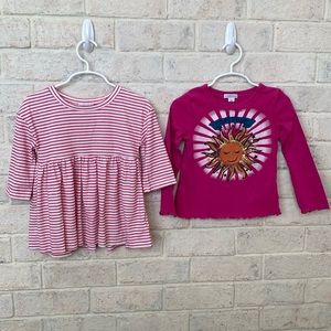 Lot of 2 Flapdoodles long sleeve shirts